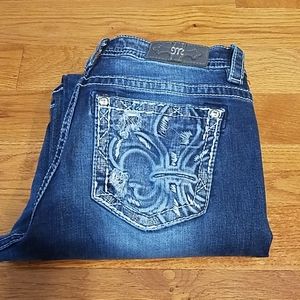 Miss Me Womens Mid-rise Easy Boot Jeans Size 31